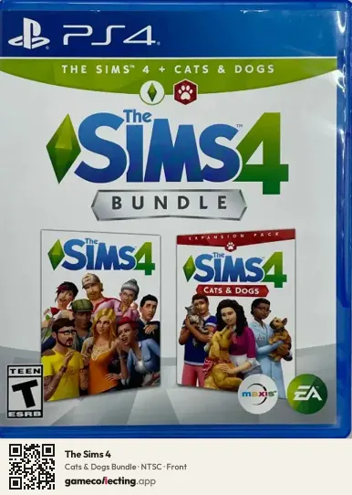The Sims 4 PlayStation 4, NTSC box front