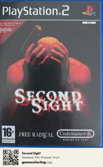 Second Sight PlayStation 2, France box front