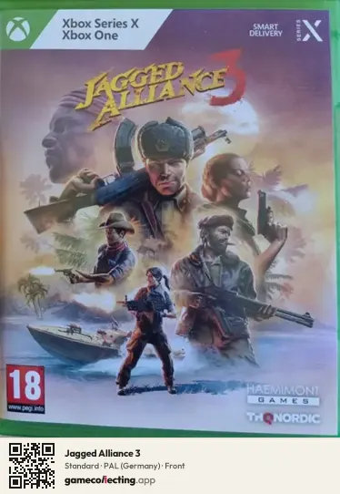 Jagged Alliance 3 Xbox One, Germany box front