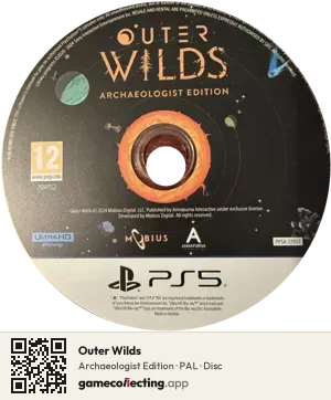 Outer Wilds PlayStation 5, PAL disc