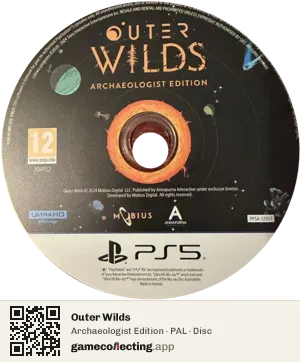 Outer Wilds PlayStation 5, PAL disc