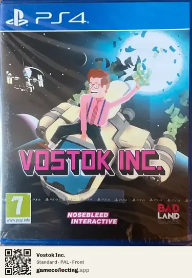Vostok Inc. PlayStation 4, PAL box front