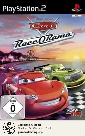 Cars Race-O-Rama PlayStation 2, Germany box front