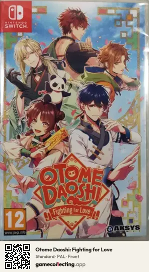 Otome Daoshi: Fighting for Love Nintendo Switch, PAL box front