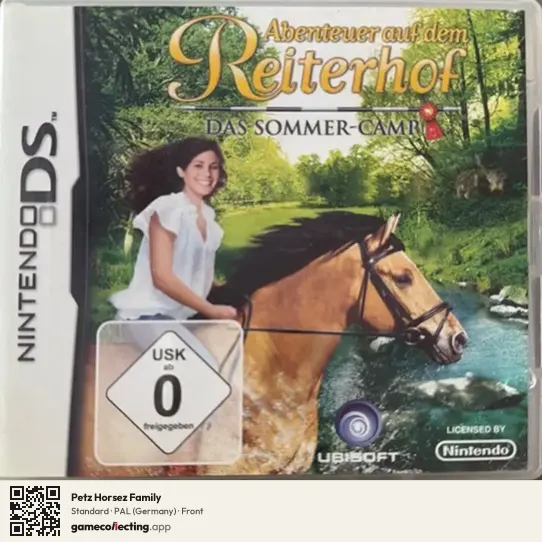 Petz Horsez Family Nintendo DS, Germany box front