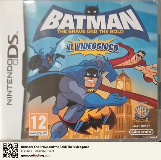 Batman: The Brave and the Bold: The Videogame Nintendo DS, Italy box front