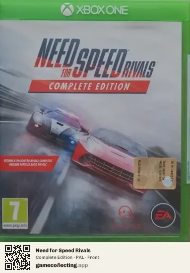 Need for Speed Rivals Xbox One, PAL box front