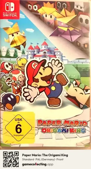 Paper Mario: The Origami King Nintendo Switch, Germany box front