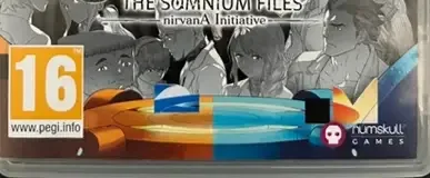 AI: The Somnium Files: Nirvana Initiative, the PEGI square on its front