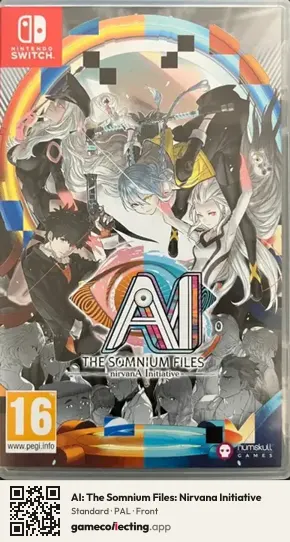 AI: The Somnium Files: Nirvana Initiative Nintendo Switch, PAL box front