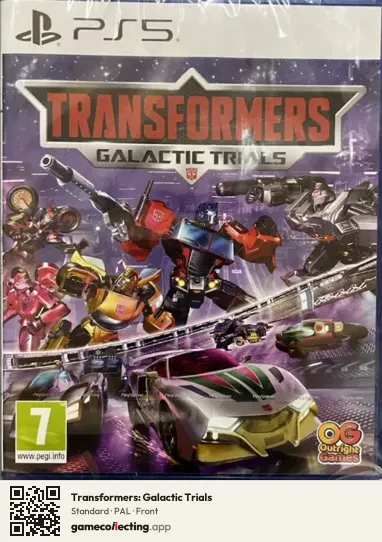 Transformers: Galactic Trials PlayStation 5, PAL box front