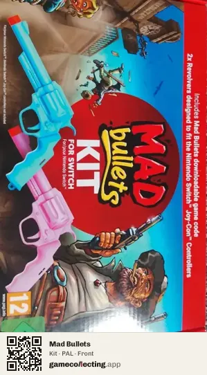 Mad Bullets Nintendo Switch, PAL box front