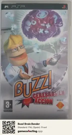 Buzz! Brain Bender PlayStation Portable, Spain box front