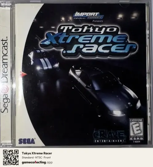 Tokyo Xtreme Racer Sega Dreamcast, NTSC box front