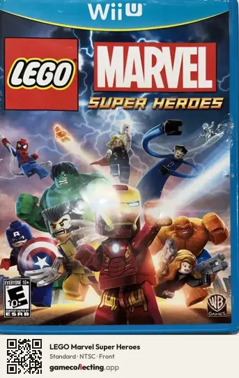 LEGO Marvel Super Heroes Nintendo Wii U, NTSC box front