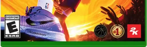 NBA 2K23, the ESRB box on its front