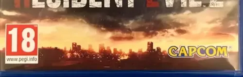 Resident Evil 2, the PEGI square on its front