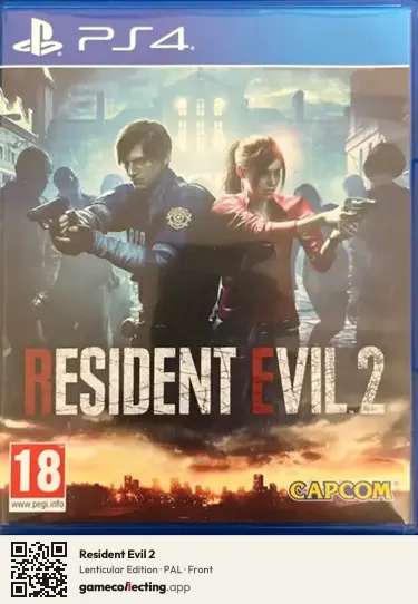 Resident Evil 2 PlayStation 4, PAL box front