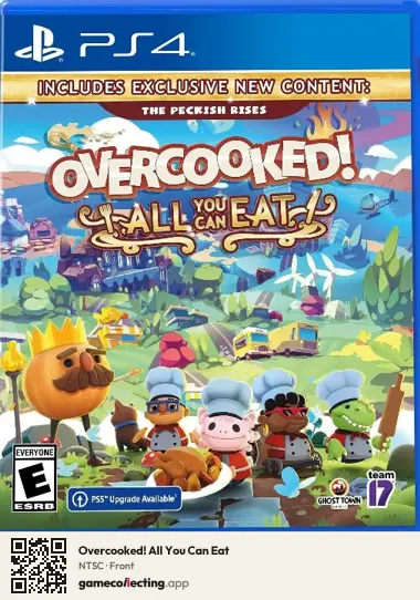 Overcooked! All You Can Eat PlayStation 4, NTSC box front