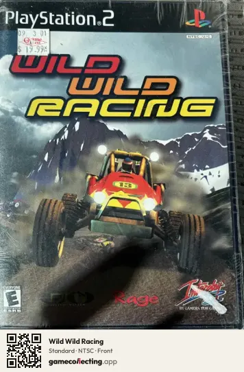 Wild Wild Racing PlayStation 2, NTSC box front