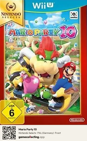 Mario Party 10 Nintendo Wii U, Germany box front