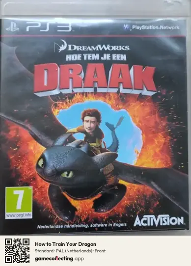 How to Train Your Dragon PlayStation 3, Netherlands box front