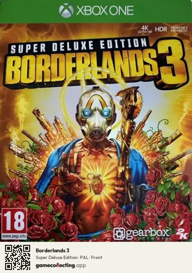 Borderlands 3 Xbox One, PAL box front