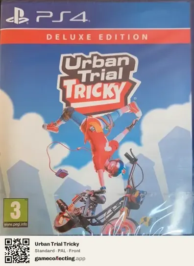 Urban Trial Tricky PlayStation 4, PAL box front