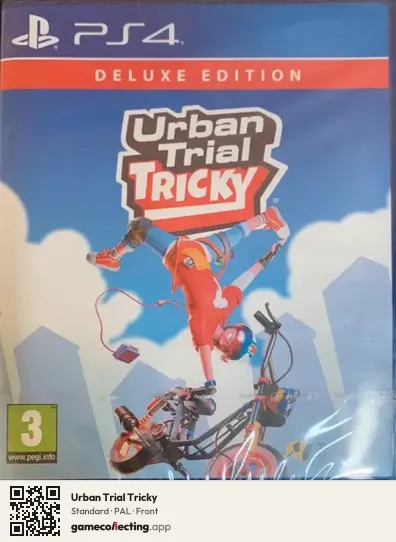 Urban Trial Tricky PlayStation 4, PAL box front