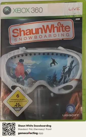Shaun White Snowboarding Xbox 360, Germany box front