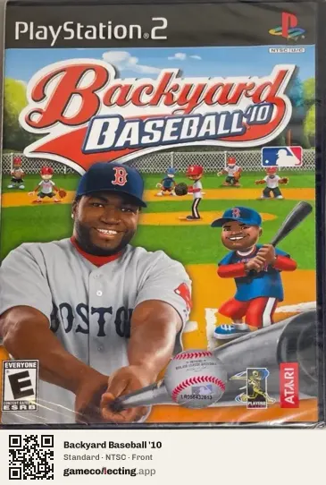 Backyard Baseball '10 PlayStation 2, NTSC box front