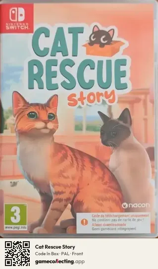 Cat Rescue Story Nintendo Switch, PAL box front