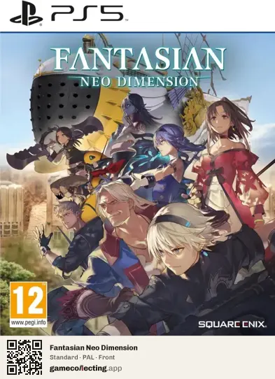 Fantasian Neo Dimension PlayStation 5, PAL box front