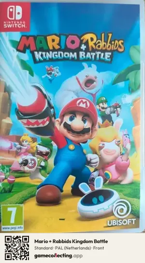 Mario + Rabbids Kingdom Battle Nintendo Switch, Netherlands box front