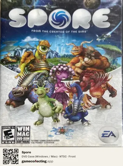 Spore Computer, NTSC box front