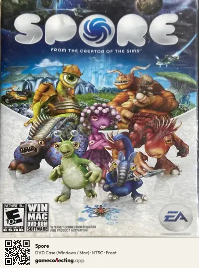 Spore Computer, NTSC box front