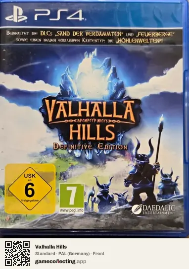 Valhalla Hills PlayStation 4, Germany box front