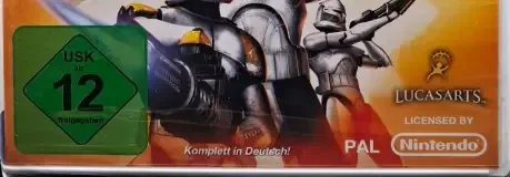Star Wars: The Clone Wars: Republic Heroes, the USK square on its front