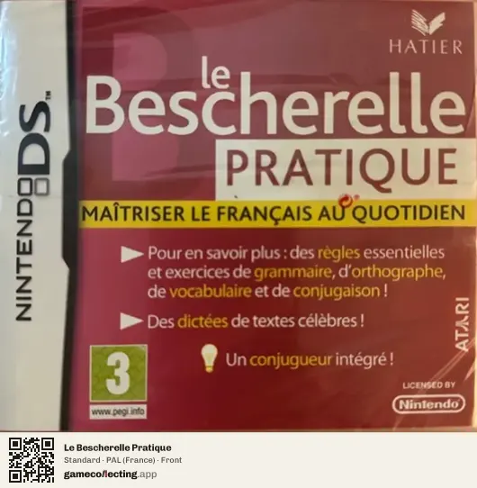 Le Bescherelle Pratique Nintendo DS, France box front