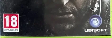Tom Clancy's Splinter Cell: Blacklist, the PEGI square on its front