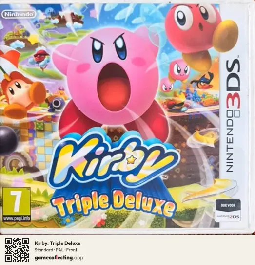 Kirby: Triple Deluxe Nintendo 3DS, PAL box front