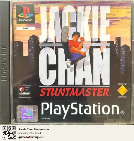 Jackie Chan Stuntmaster PlayStation, PAL box front