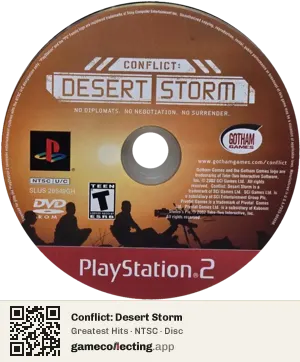 Conflict: Desert Storm PlayStation 2, NTSC disc