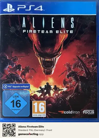 Aliens: Fireteam Elite PlayStation 4, Germany box front