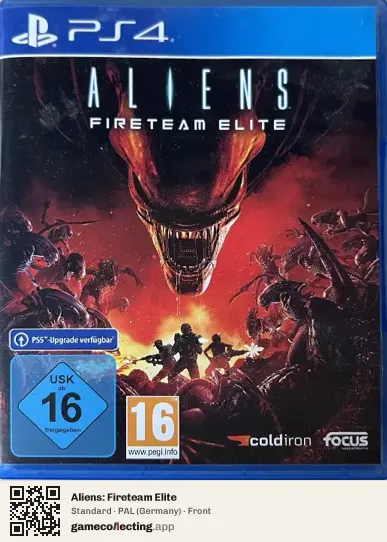Aliens: Fireteam Elite PlayStation 4, Germany box front