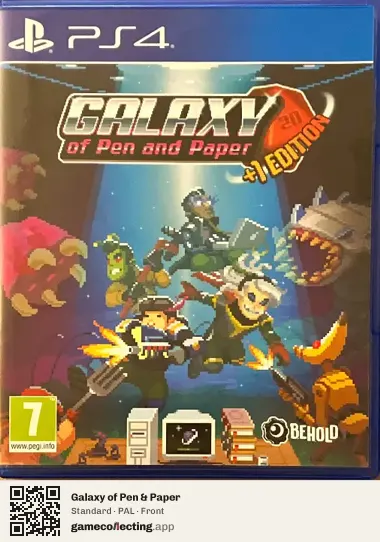 Galaxy of Pen & Paper PlayStation 4, PAL box front