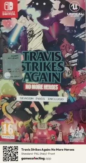 Travis Strikes Again: No More Heroes Nintendo Switch, Italy box front