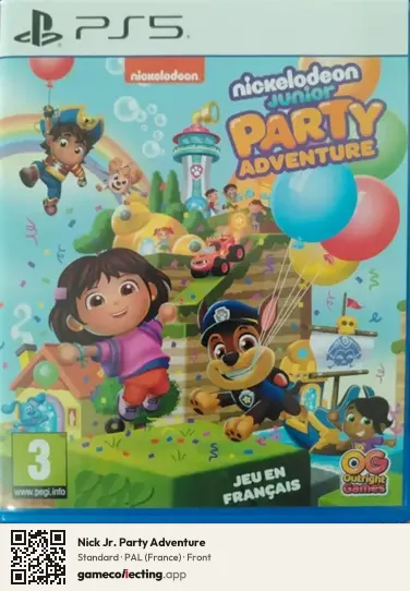 Nick Jr. Party Adventure PlayStation 5, France box front