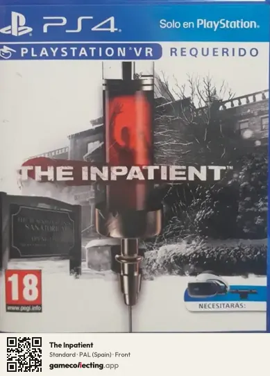 The Inpatient PlayStation 4, Spain box front