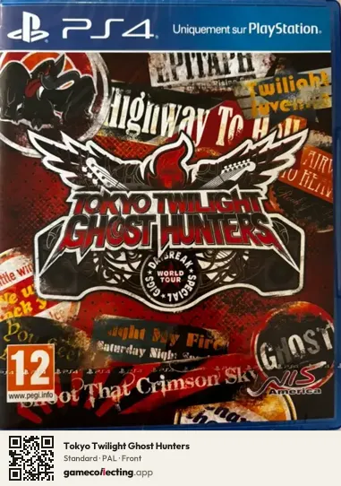 Tokyo Twilight Ghost Hunters PlayStation 4, PAL box front